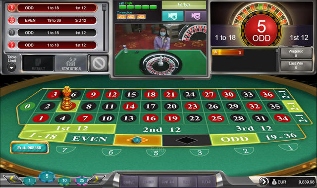 SBOTOP Casino Trực Tiếp - ROULETTE 